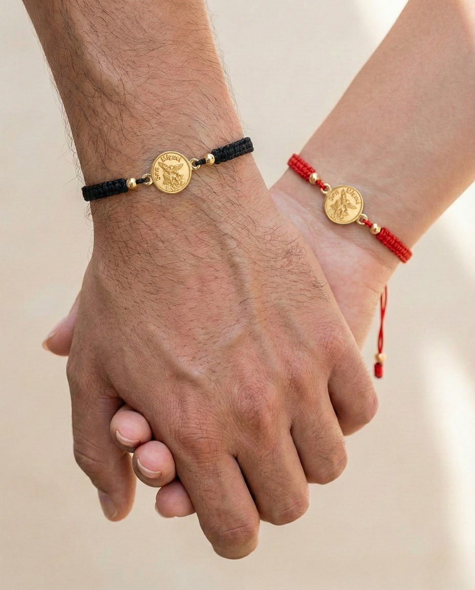 pulsera tejida San miguel Arcangel