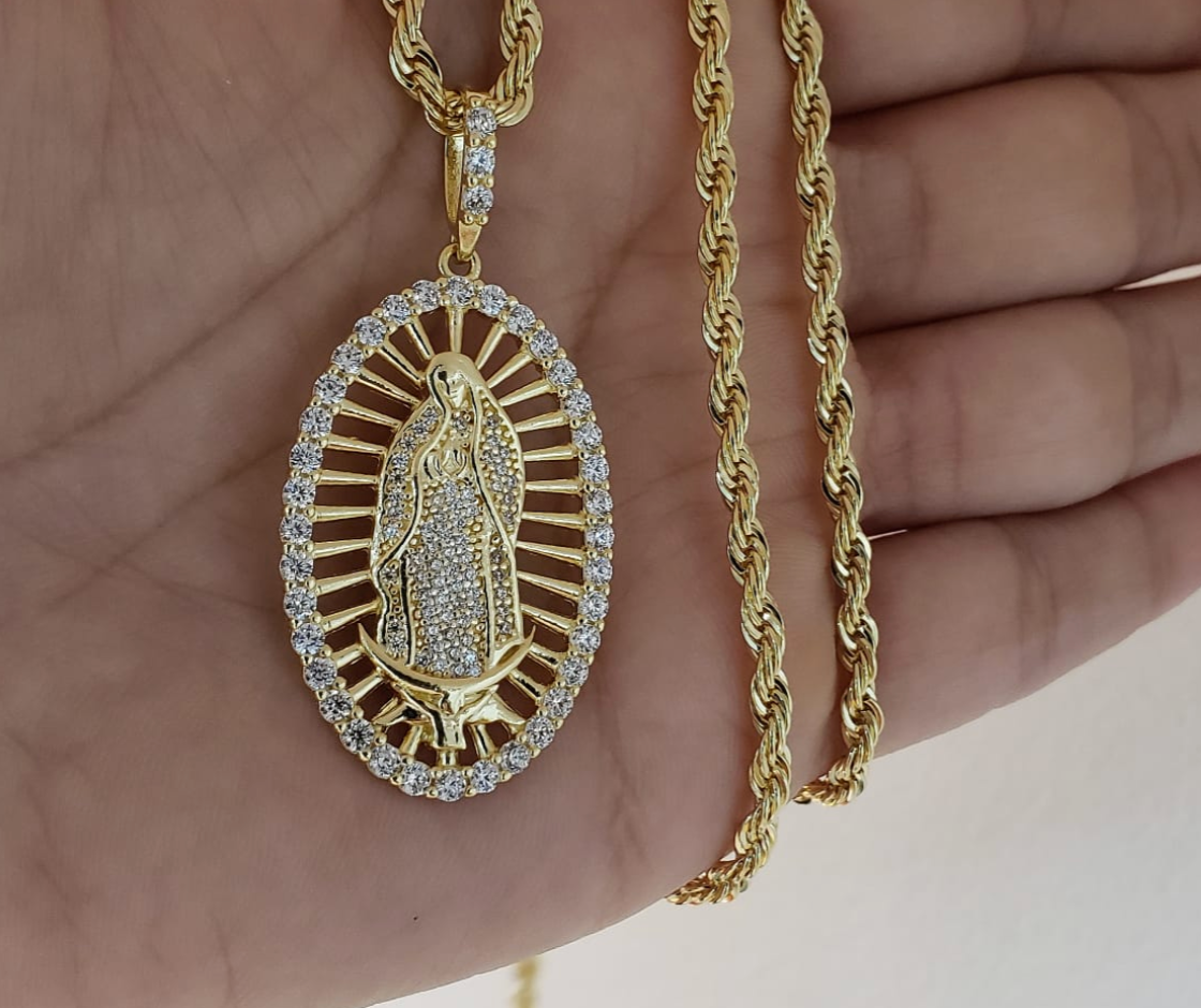 Virgen Guadalupe Swarovski