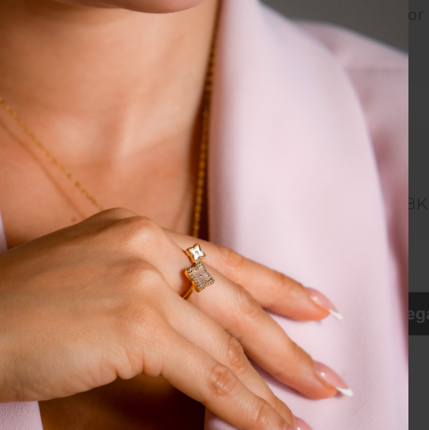 Anillo Double Lottus Ajustable
