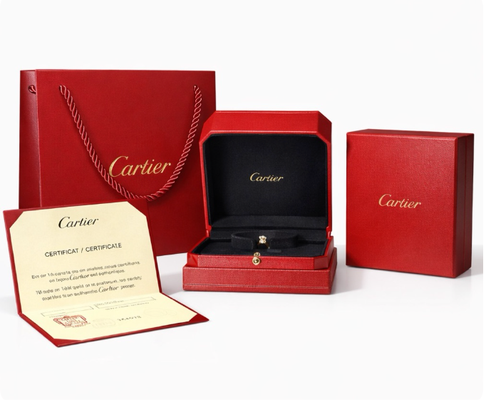 EMPAQUE CARTIER DE LUJO