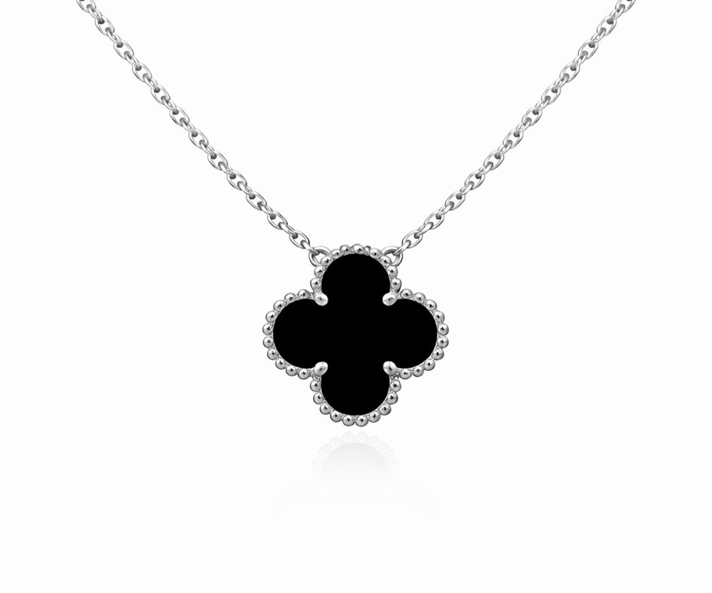 Cadena Vnc negra con plateado