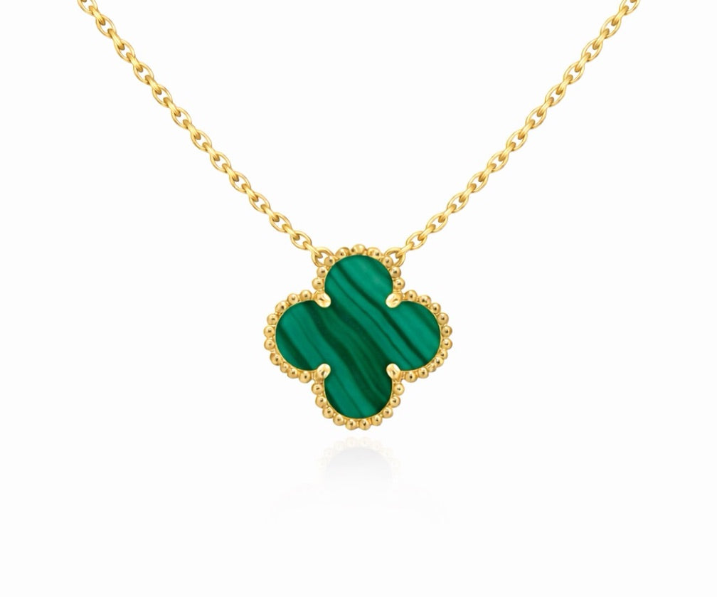 Cadena Vnc verde con dorado