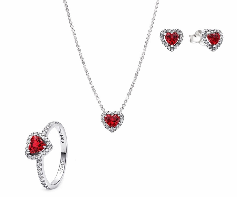 Combo corazón rojo
