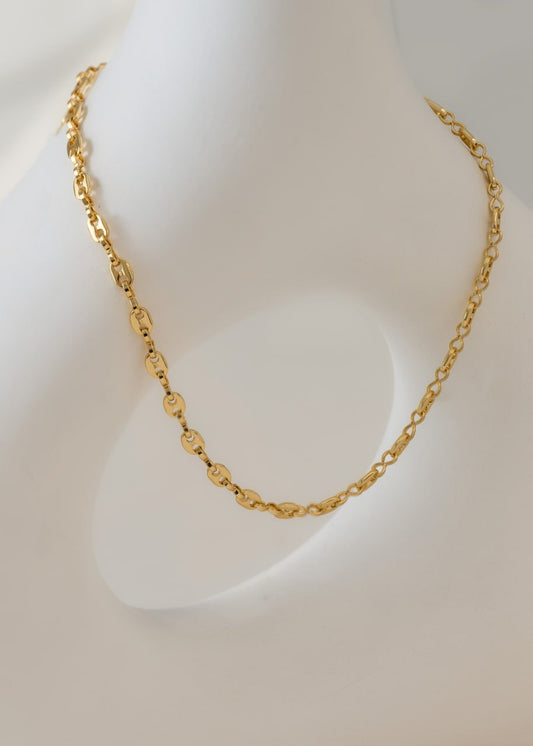 Cadena Gucci IT — Base Plata Italiana Laminada en Oro 18K | 2.5 mm | 45 cm