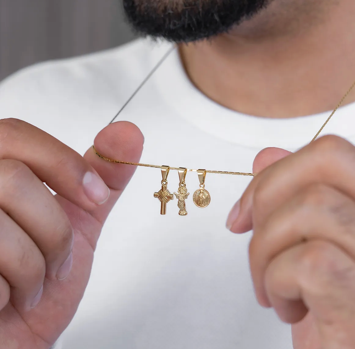 Cadena Cordón Cuadrado  65 Cms