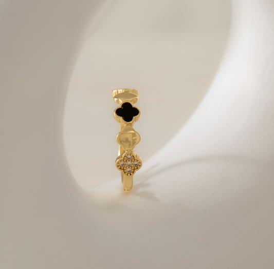 Anillo Duality Clover Ajustable