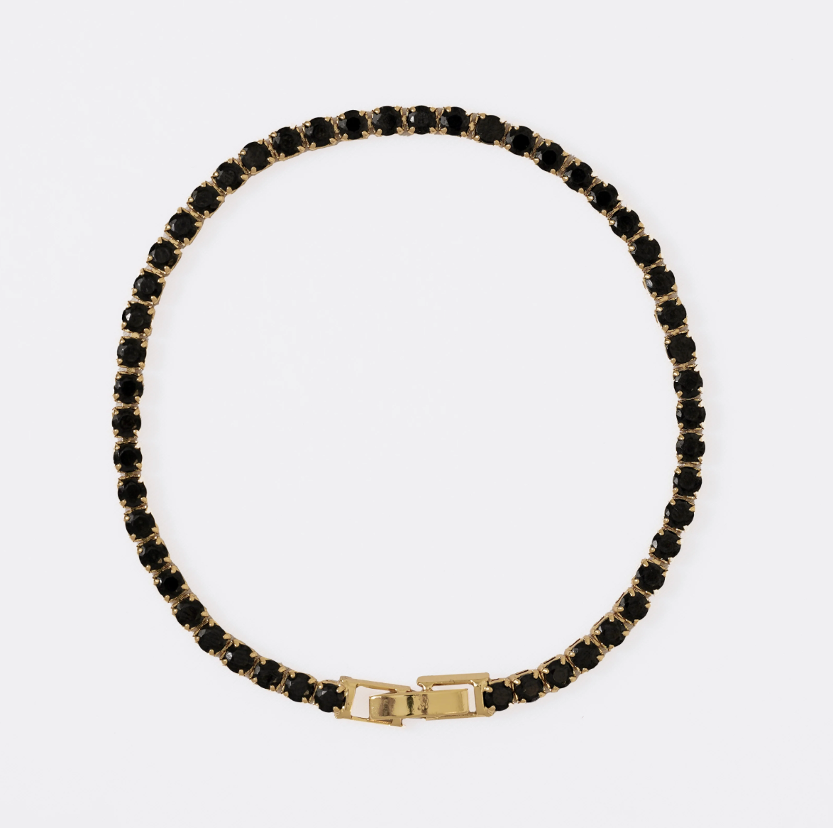 Pulso Tennis — Circonitas Multicolor Oro Laminado 18K | 20 cm