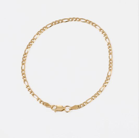 Pulsera Cartier — Eslabones Clásicos Oro Laminado 18K | 19.5 cm