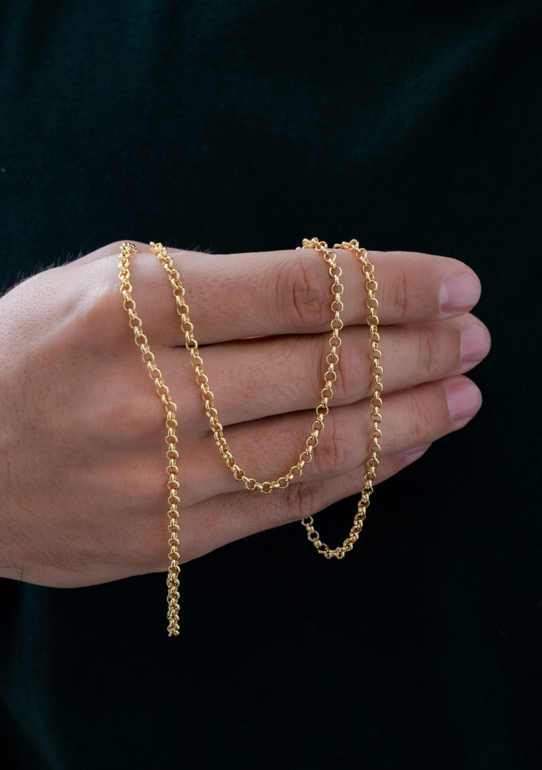 Cadena Aros 3 mm 65 cms