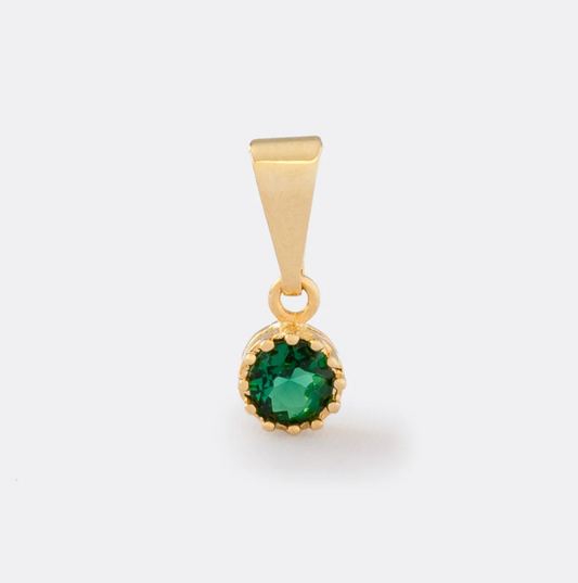 Circonia Mini Redonda Pequeña Verde