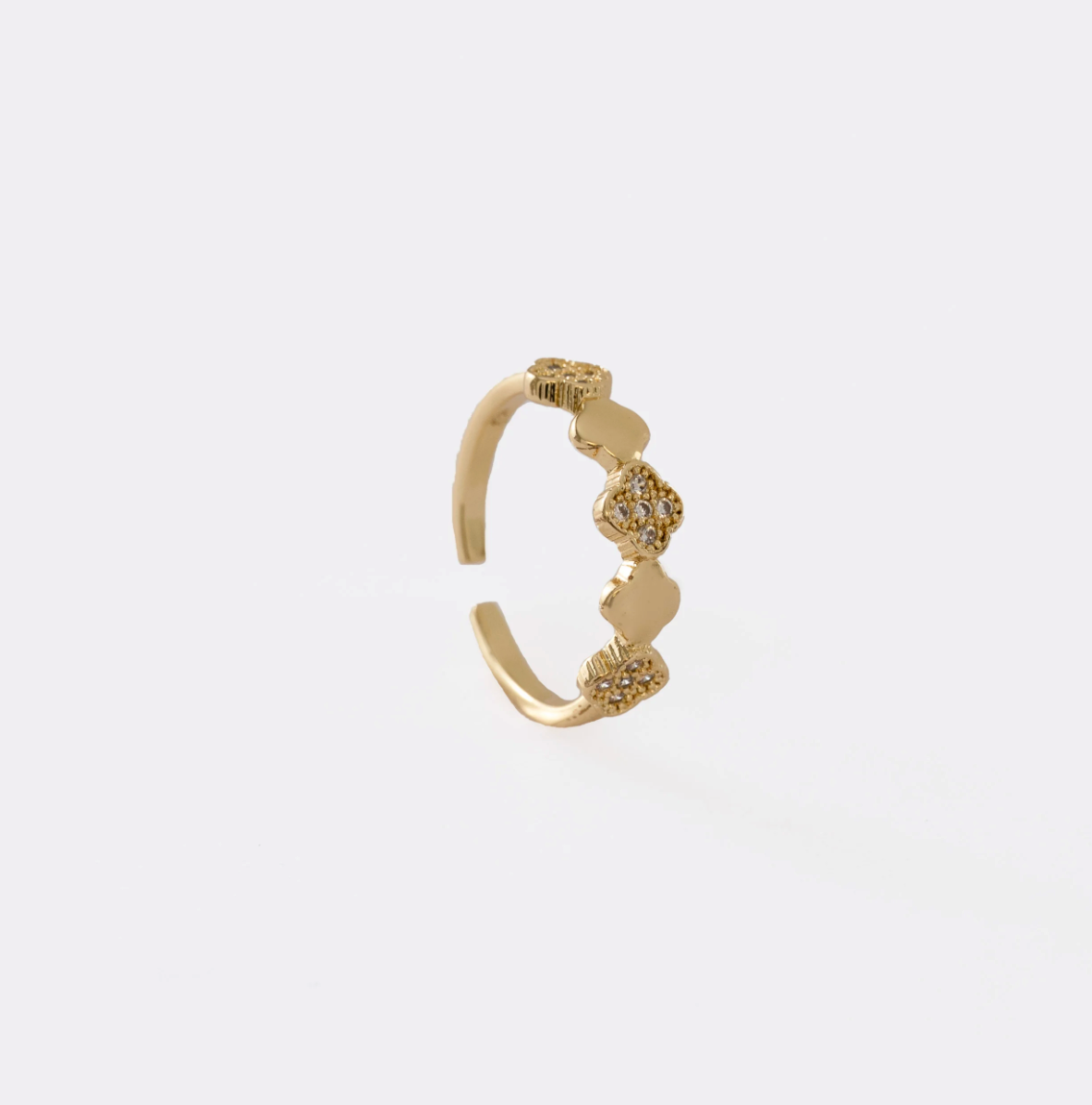 Anillo Mini Clover Ajustable