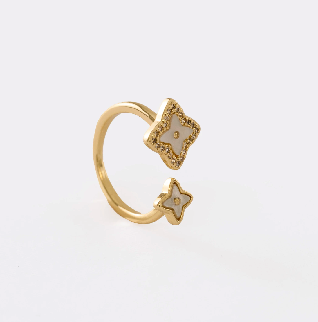 Anillo Double Lottus Ajustable