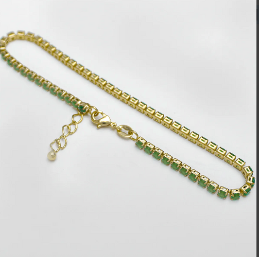 Circonias Verde Unisex 22 Cms + Extensor