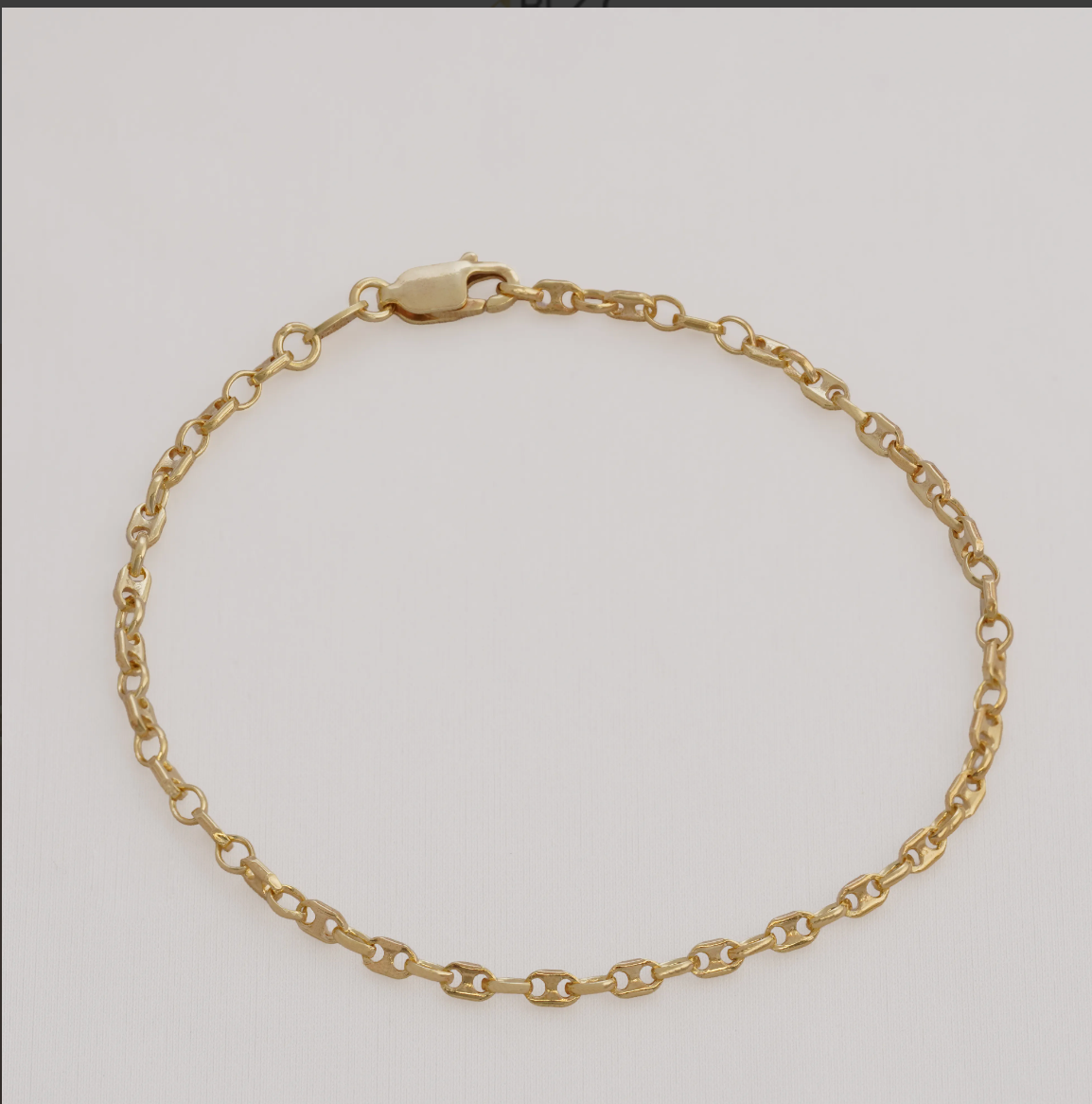 Pulsera Gucci IT — Base Plata Italiana Laminada en Oro 18K | 2.5 mm | 16 cm