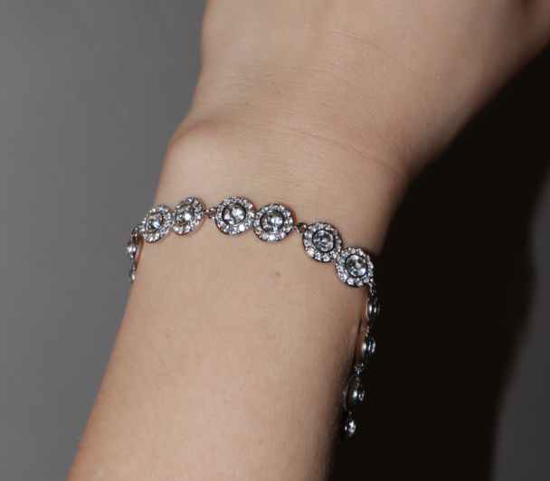 PULSERA ANGELIC PLATEADA CONTRAMARCADA