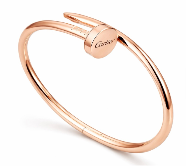 CLAVO SIN CIRCONES ORO ROSA