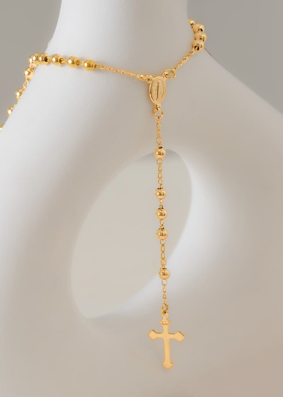 Rosario 50 cm Oro Laminado 18K
