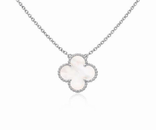 Cadena Vnc blanco con plateado