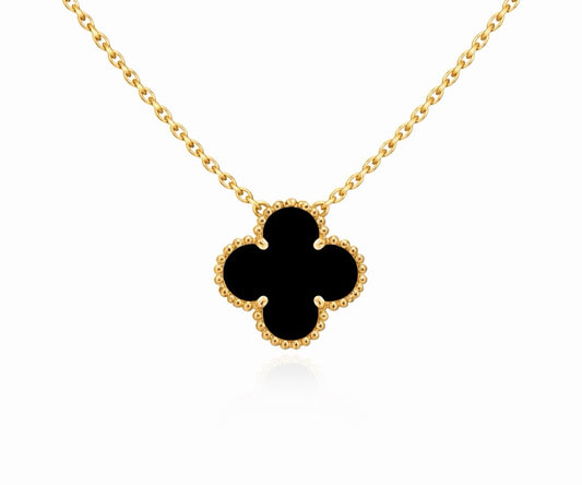 Cadena Vnc negra con dorado