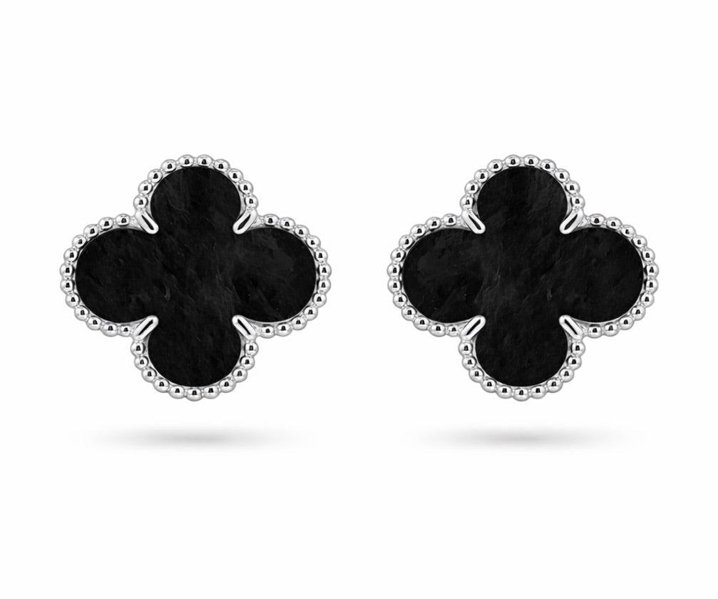 Topos negros con plateado