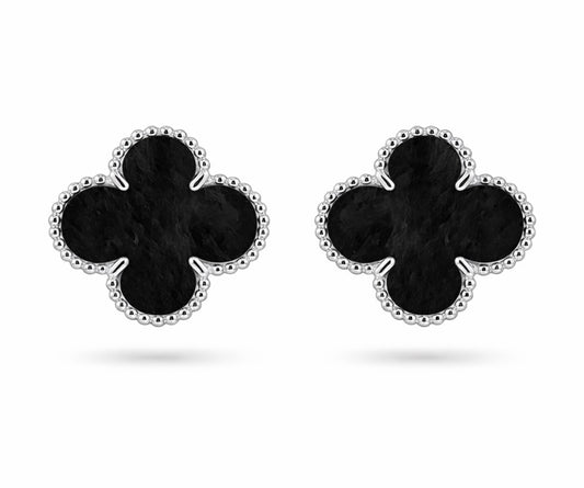Topos negros con plateado