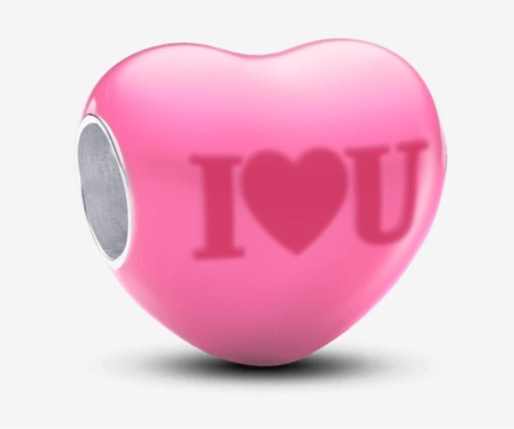 Charm corazón con mensaje oculto