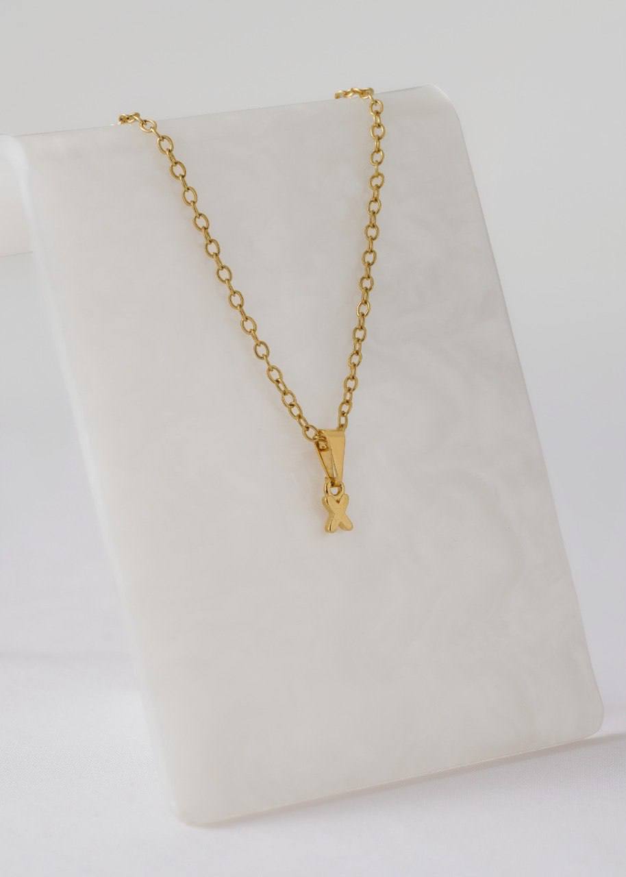 Cadena Aros — Eslabones Circulares Oro Laminado 18K | 45 cm