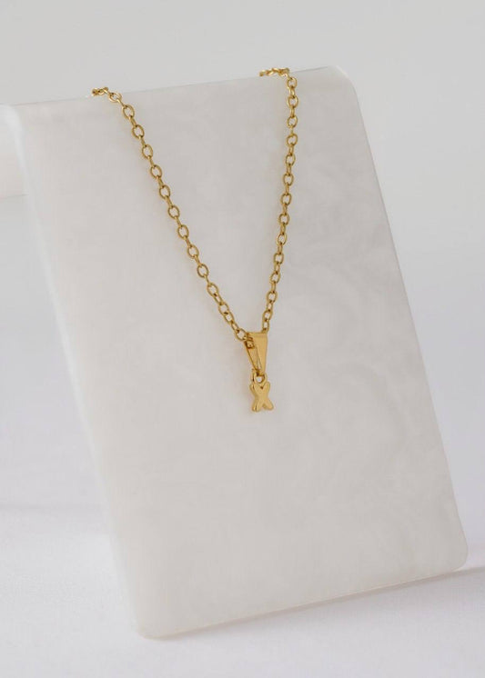 Cadena Aros — Eslabones Circulares Oro Laminado 18K | 45 cm